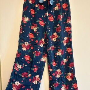 Matilda Jane Floral Kids Bottoms - Blue and Red